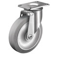 Colson 5" X 1-1/4" Non-Marking Rubber Performa (Flat) Swivel Caster, No Brake, Loads Up To 325 lb 2.05256.445