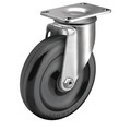 Colson 4" X 1-1/4" Non-Marking Polyolefin Swivel Caster, No Brake, Loads Up To 275 lb 2.04256.55