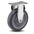 Medcaster Plate Caster, Rigid, 4" Wheel Dia. AC04HSP125RGTP01