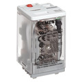 Siemens Plug In Relay, 120V AC Coil Volts, Square, 8 Pin, DPDT 3TX71155DF13C