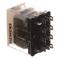 Siemens Plug-In Relay, 24V DC Coil Volts, Square, 14 Pin, 4PDT 3TX7117-5HC03C