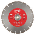 Milwaukee Tool 14 in. Diamond Premium Segmented Masonry and Concrete Blade 49-93-7940