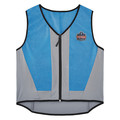 Chill-Its By Ergodyne Cooling Vest, 4 hr. Time, 2XL Size, Blue 6667