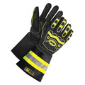 Bdg Leather Gloves, Goatskin Palm 20-1-10755-XL