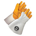 Bdg Welding Glove TIG Grain Deerskin Back Hand Patch Left Hand L, Size X2L 64-9-1145-13
