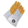Bdg Welding Glove TIG Grain Deerskin Back Hand Patch Left Hand, Size L 64-1-1145-11