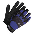 Bdg Mechanics Gloves, S ( 7 ), Black/Blue 20-1-10603N-S