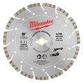 Milwaukee Tool 9 in. Diamond Universal Segmented Turbo Concrete and Masonry Cutting Blade 49-93-7125