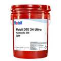 Mobil Hydraulic Oil. Pail, 5 gal, DTE 24 ISO Grade 32 125356