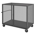 Durham Mfg Cage Truck 2,000 lb Capacity, 38 in W x 66 1/2 in L x 56 1/2 in H, 1 Shelves HTL-3660-DD-95