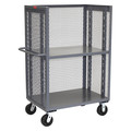 Jamco Stock Cart, Mesh, 3-Sided, Adjustable ZR236