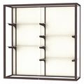 Ghent Champion Wall Case Display 48x48x16, Plaque, Bronze 2040-4-PB-BZ