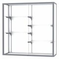 Ghent Champion Wall Case Display 48x48x16, Wall Case, White 2040-4-WB-SN