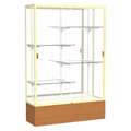 Ghent Floor Display Case 48x72x16, Mirror, Champange 2074MB-GD-MK