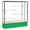 Ghent Spirit Floor Display Case 72x72x16, Mirror, Bronze 376MB-BZ-KG