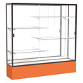 Ghent Spirit Floor Display Case 72x72x16, Mirror, Bronze 376MB-BZ-OR