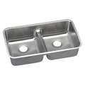 Elkay Sink, Undermount Mount, 0 Hole, Lustrous Satin Finish ELUHAQD3218