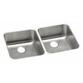 Elkay Sink, Undermount Mount, 0 Hole, Lustrous Satin Finish ELUHAD321655