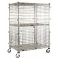 Eagle Group Mobile Security Unit, SS, 27.25"W x 63.25"L, Material: Stainless Steel CSC2460S