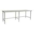 Eagle Group Table, Galv TubeBase, Deluxe, 30"Wx96"L T3096GTEB