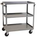 Eagle Group Utility Cart, Stainless Steel, 3 Shelves, 300 lb UUC-322