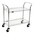 Eagle Group Utility Cart, 2 Shelves, 500 lb EU2-1830Z