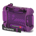 Nanuk Cases Purple Micro Case, 5.9"L x 4.3"W x 1.7"D 310-0013