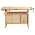 Sjobergs Wood Work Bench, 4 Drawer, 19" x 34" SJO-66822K