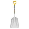 True Temper Scoop Shovel, Poly Blade, 28 in L Wood Handle 2604300