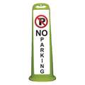 Cortina Safety Products Channelizer, Flat Panel, Lime, No Parking 03-760-LINP