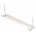 Lithonia Lighting Fluorescent Shop Light, 4ft, 2 32W, T8 1233 RE