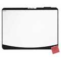 Quartet Cubicle Whiteboard 23.5"x17.5", Black 06355BK