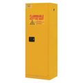 Durham Mfg Safety Cabinet, Manual Close, 22 gal., Yellow 1022M-50