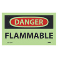 Nmc Danger Flammable Label, Pk5, GD126AP GD126AP