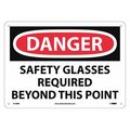 Nmc Danger Eye Protection Required Sign D108RB