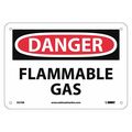 Nmc Danger Flammable Gas Sign, D276R D276R