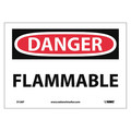 Nmc Danger Flammable Sign, D126P D126P