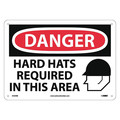 Nmc Danger Hard Hats Required In This Area Sign D545RB