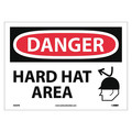 Nmc Danger Hard Hat Area Sign D650PB