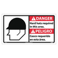 Nmc Danger Hard Hats Required In This Area Sig - Bilingual DBA4P