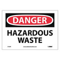 Nmc Danger Hazardous Waste Sign, D140P D140P