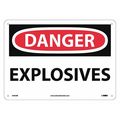 Nmc Danger Explosives Sign, D435RB D435RB