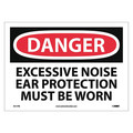 Nmc Danger Ear Protection Must Be Worn Sign D517PB