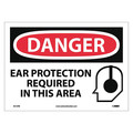 Nmc Danger Ear Protection Required In This Area Sign D513PB