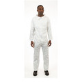 International Enviroguard SMS Coverall, 2XL, White, PK25, 2XL, 25 PK, White, SMS, Zipper 2222