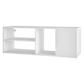 Manhattan Comfort TV Stand, 4 Shelves, White, 46" 127AMC6