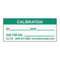 Labelmaster Calibration Label, Papr, 1-3/4"x3/4", PK500 CL150