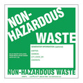 Labelmaster Non-Hazardous Waste Labels, PK100 GWMT7L