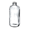 Labelmaster Boston Round Bottle, 32 oz., Non-Ctd Flint KG3251CR