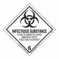 Labelmaster Infectious Substance Label, PK50 LR17S